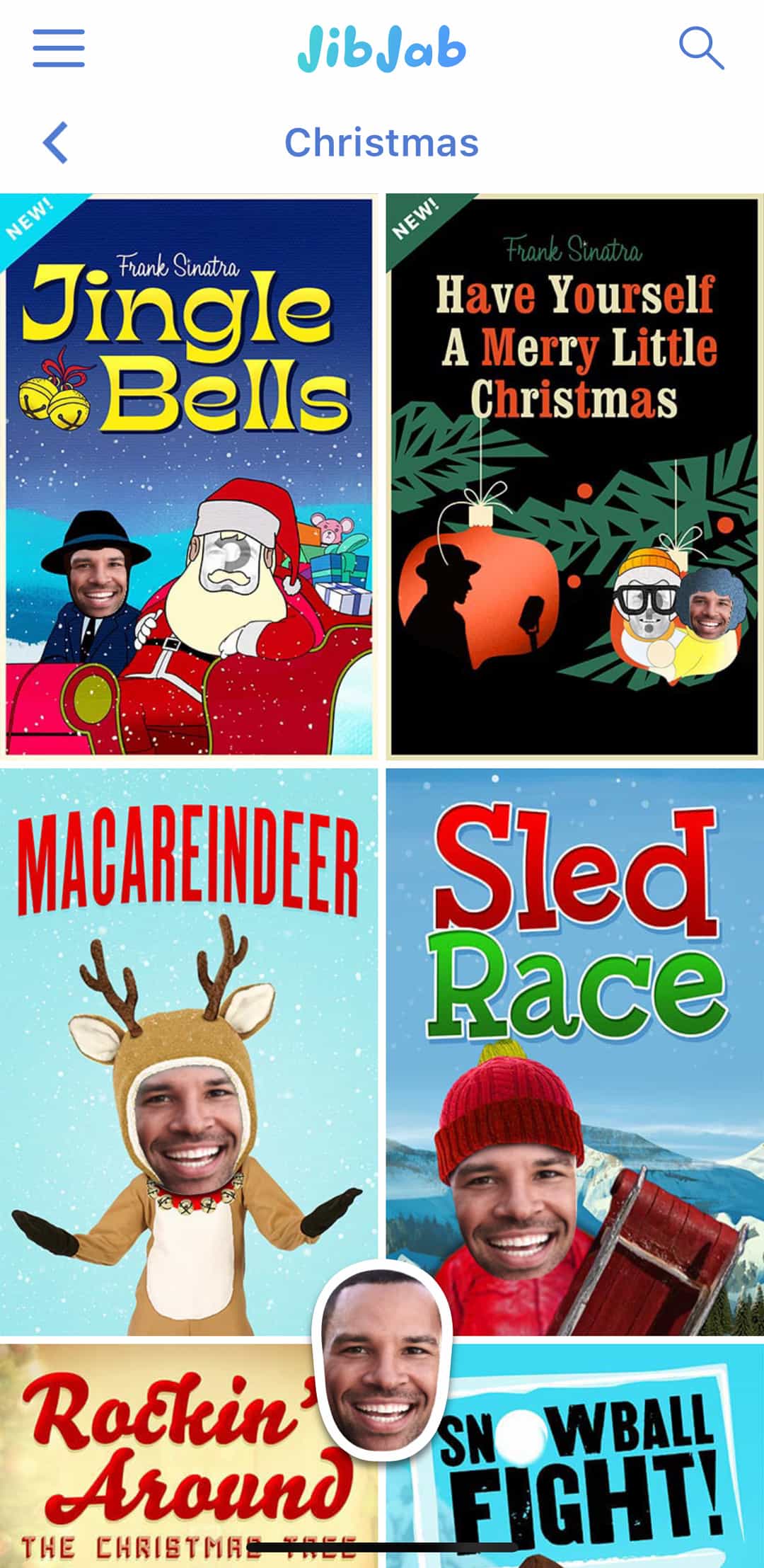 JibJab app - Christmas