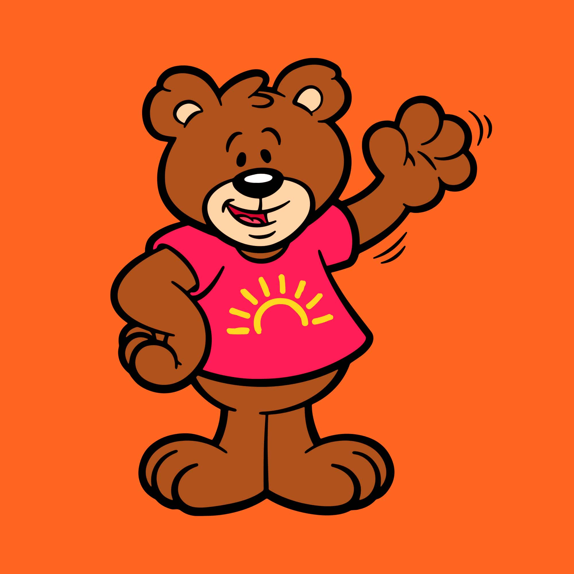 Buddy the Bear - Mascot Design