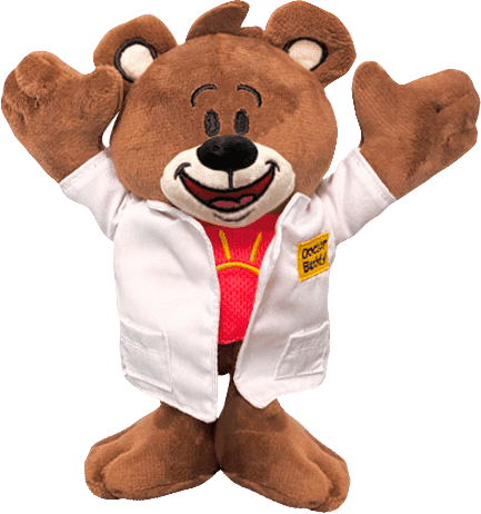 Buddy the Bear - Doctor Buddy Mascot Design Doll