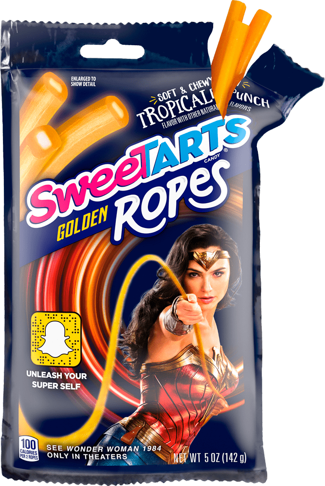 Wonder Woman 1984 - SweeTARTS Golden Ropes Packaging