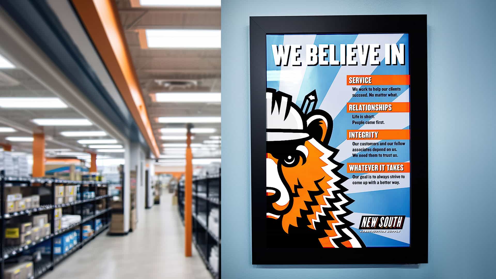 New South Supply Branding - Beliefs Poster